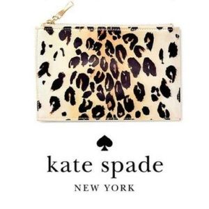 Kate Spade Leopard Pencil Pouch